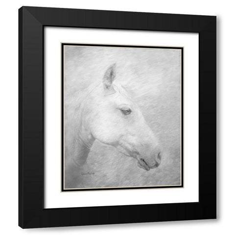His Majesty Black Modern Wood Framed Art Print with Double Matting by Murdock, Ramona