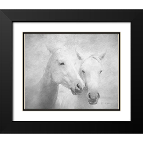 Better Together Black Modern Wood Framed Art Print with Double Matting by Murdock, Ramona