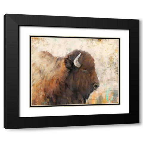Bless the Beast Black Modern Wood Framed Art Print with Double Matting by Murdock, Ramona
