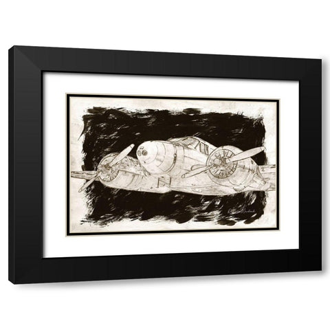 Flying High Black Modern Wood Framed Art Print with Double Matting by Murdock, Ramona