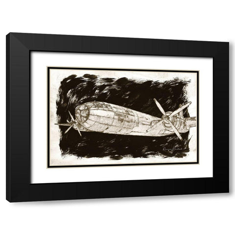 Hagertys Old Hag Black Modern Wood Framed Art Print with Double Matting by Murdock, Ramona