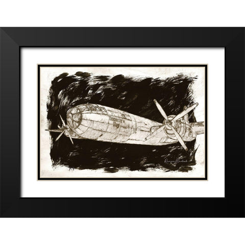 Hagertys Old Hag Black Modern Wood Framed Art Print with Double Matting by Murdock, Ramona