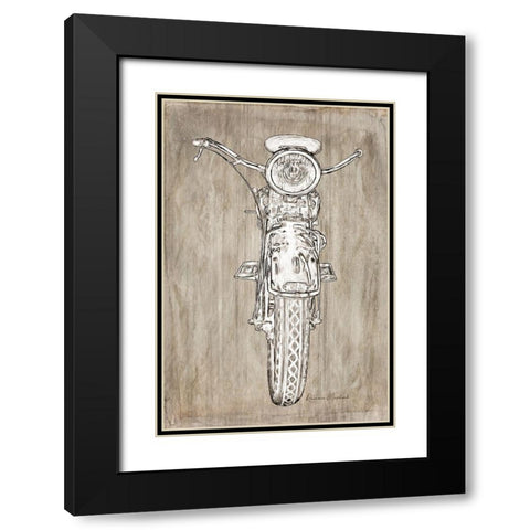 Dream Cycle No. 1 Black Modern Wood Framed Art Print with Double Matting by Murdock, Ramona