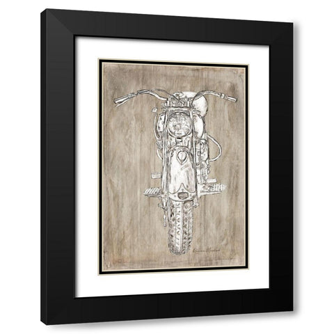 Dream Cycle No. 2 Black Modern Wood Framed Art Print with Double Matting by Murdock, Ramona
