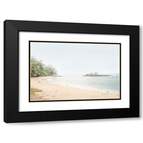 Day at the Beach II Black Modern Wood Framed Art Print with Double Matting by Murdock, Ramona