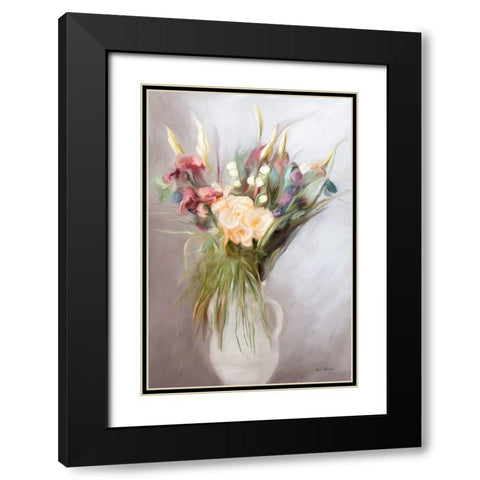 Ode to Autumn Black Modern Wood Framed Art Print with Double Matting by Murdock, Ramona