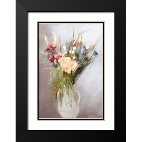 Ode to Autumn Black Modern Wood Framed Art Print with Double Matting by Murdock, Ramona