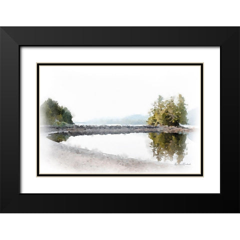 Ketchikan Bay II Black Modern Wood Framed Art Print with Double Matting by Murdock, Ramona