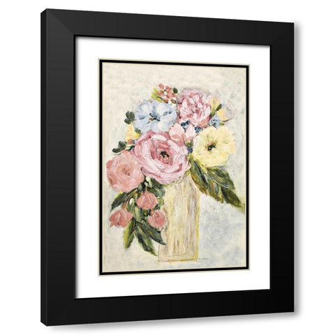 Garden Glories No. 6 Black Modern Wood Framed Art Print with Double Matting by Murdock, Ramona