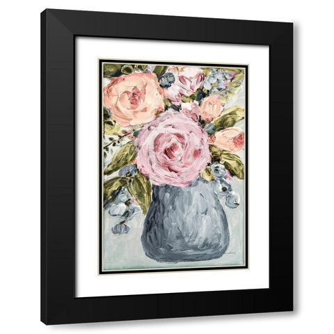 Garden Glories No. 8 Black Modern Wood Framed Art Print with Double Matting by Murdock, Ramona