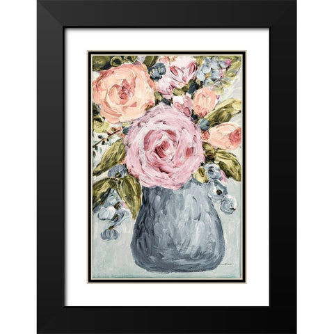 Garden Glories No. 8 Black Modern Wood Framed Art Print with Double Matting by Murdock, Ramona