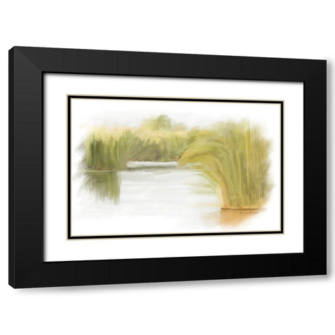 Marshy Wetlands II Black Modern Wood Framed Art Print with Double Matting by Murdock, Ramona
