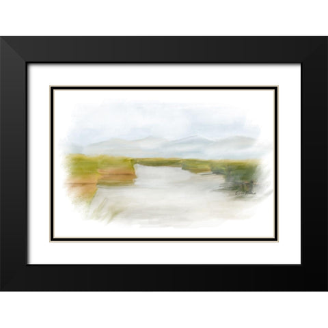 Marshy Wetlands III Black Modern Wood Framed Art Print with Double Matting by Murdock, Ramona