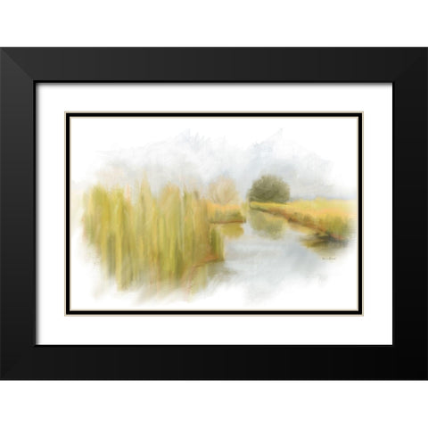 Marshy Wetlands V Black Modern Wood Framed Art Print with Double Matting by Murdock, Ramona