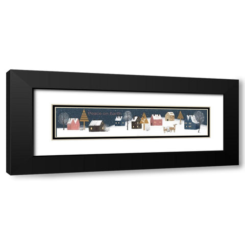 Peace on Earth Black Modern Wood Framed Art Print with Double Matting by Murdock, Ramona