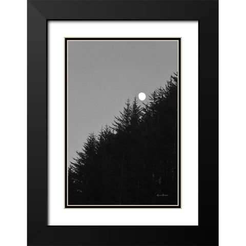 Piney Mountain Black Modern Wood Framed Art Print with Double Matting by Murdock, Ramona