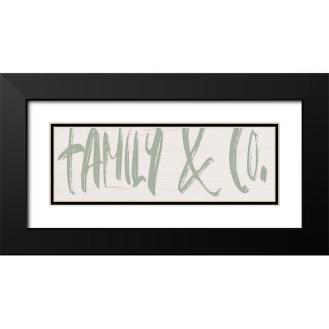 Family and Co. Black Modern Wood Framed Art Print with Double Matting by Murdock, Ramona
