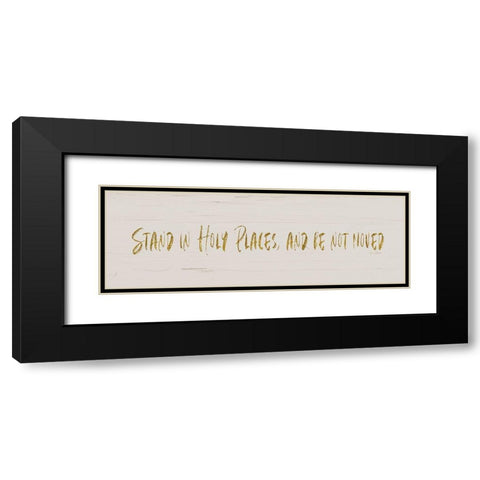 Holy Places Black Modern Wood Framed Art Print with Double Matting by Murdock, Ramona