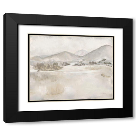 Mountain Marshland Black Modern Wood Framed Art Print with Double Matting by Murdock, Ramona
