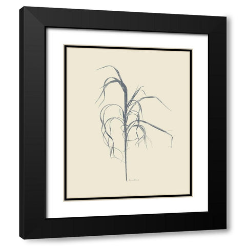 Dried Grasses I Black Modern Wood Framed Art Print with Double Matting by Murdock, Ramona