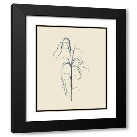 Dried Grasses VI Black Modern Wood Framed Art Print with Double Matting by Murdock, Ramona