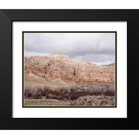 Wyoming Wilderness No. 4 Black Modern Wood Framed Art Print with Double Matting by Murdock, Ramona