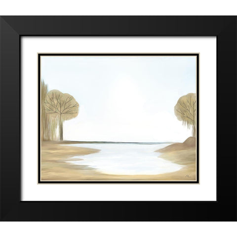 Safe Harbor Black Modern Wood Framed Art Print with Double Matting by Murdock, Ramona