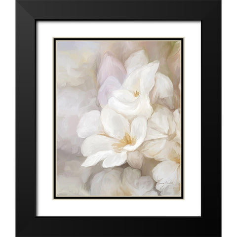 Tranquility White IV Black Modern Wood Framed Art Print with Double Matting by Murdock, Ramona