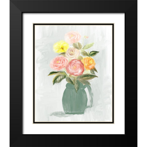 Mixed Garden II Black Modern Wood Framed Art Print with Double Matting by Murdock, Ramona