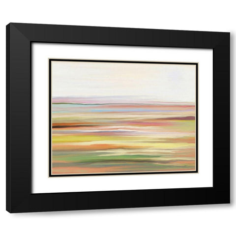 SubStrata III Black Modern Wood Framed Art Print with Double Matting by Murdock, Ramona