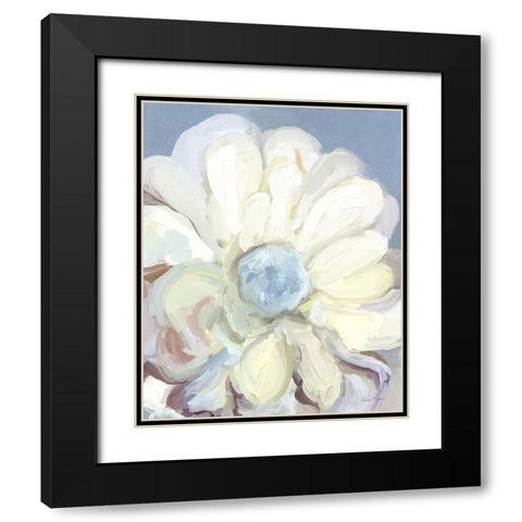 Chunky Floral I Black Modern Wood Framed Art Print with Double Matting by Murdock, Ramona
