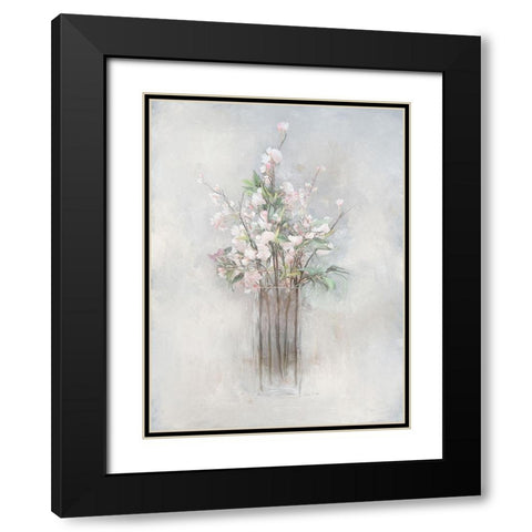Spring Branches II Black Modern Wood Framed Art Print with Double Matting by Murdock, Ramona
