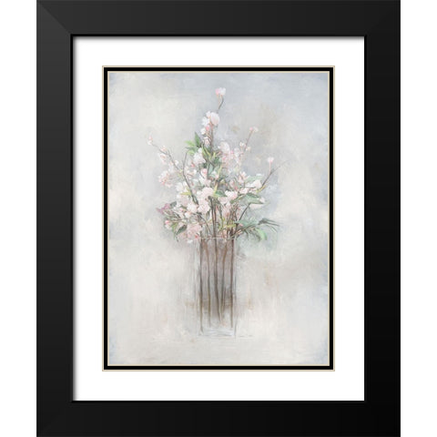 Spring Branches II Black Modern Wood Framed Art Print with Double Matting by Murdock, Ramona