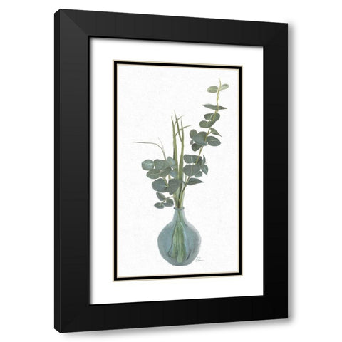 Stately Eucalyptus Black Modern Wood Framed Art Print with Double Matting by Murdock, Ramona