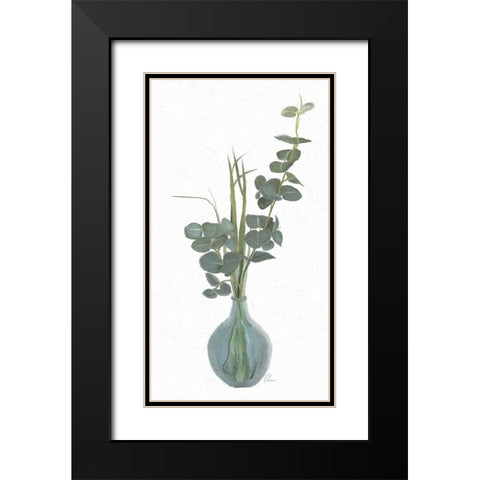 Stately Eucalyptus Black Modern Wood Framed Art Print with Double Matting by Murdock, Ramona
