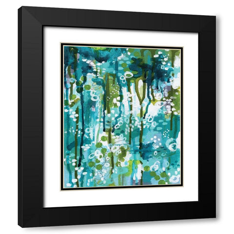 Forest for the Trees Black Modern Wood Framed Art Print with Double Matting by Allemand, Sue