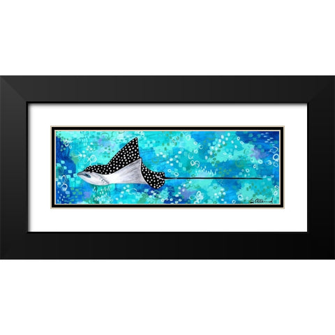 Flight of the Eagle Black Modern Wood Framed Art Print with Double Matting by Allemand, Sue