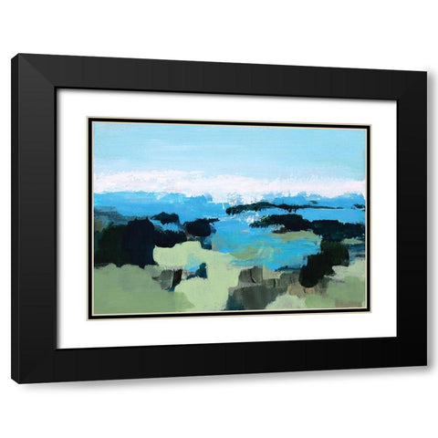 Wanderlust Black Modern Wood Framed Art Print with Double Matting by Allemand, Sue