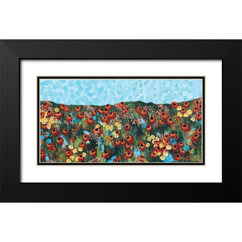 California Beauty Black Modern Wood Framed Art Print with Double Matting by Allemand, Sue