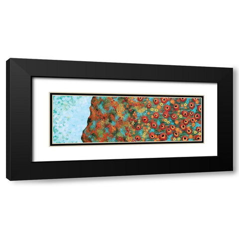 Poppy Season Black Modern Wood Framed Art Print with Double Matting by Allemand, Sue