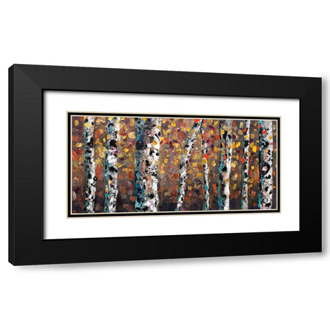 Into the Woods Black Modern Wood Framed Art Print with Double Matting by Seeley, Jenn