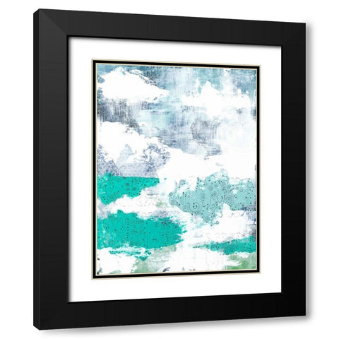Ocean Black Modern Wood Framed Art Print with Double Matting by Ogren, Sarah