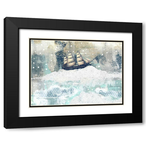 Ship Black Modern Wood Framed Art Print with Double Matting by Ogren, Sarah