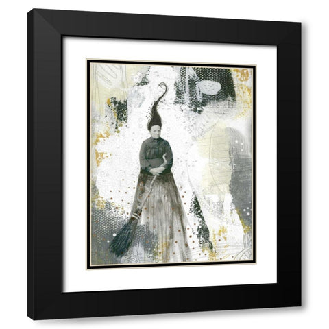 Witch I Black Modern Wood Framed Art Print with Double Matting by Ogren, Sarah