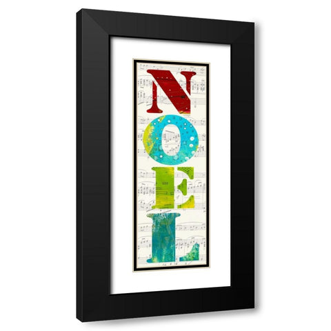 Noel Black Modern Wood Framed Art Print with Double Matting by Ogren, Sarah