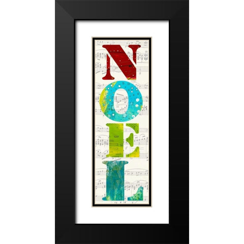 Noel Black Modern Wood Framed Art Print with Double Matting by Ogren, Sarah