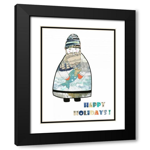 Sailor Black Modern Wood Framed Art Print with Double Matting by Ogren, Sarah