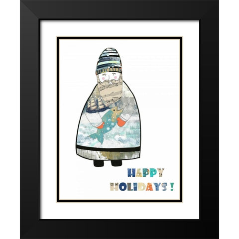 Sailor Black Modern Wood Framed Art Print with Double Matting by Ogren, Sarah