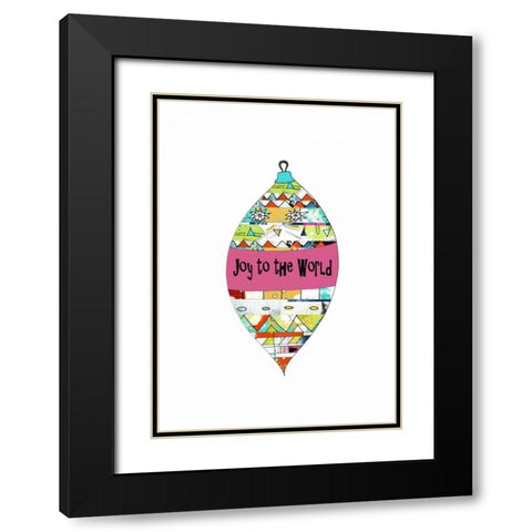 Geometric Ornament Black Modern Wood Framed Art Print with Double Matting by Ogren, Sarah