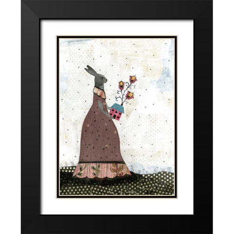 The Caretaker Black Modern Wood Framed Art Print with Double Matting by Ogren, Sarah
